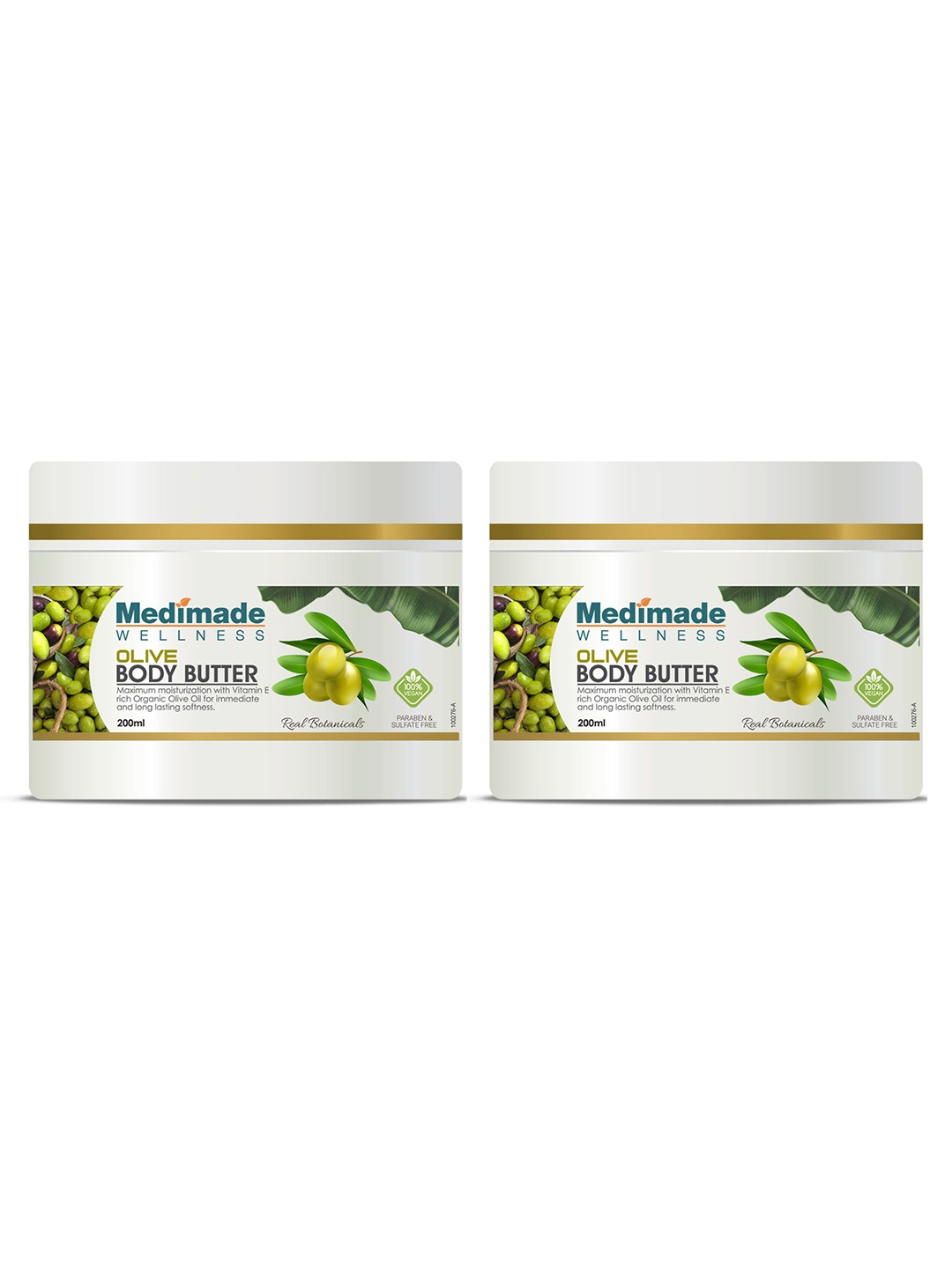 

Medimade Set of 2 Green Olive Body Butter