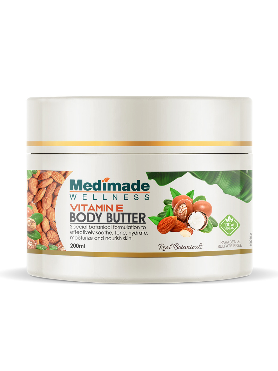 

Medimade Vitamin E Body Butter-200 ml, Peach