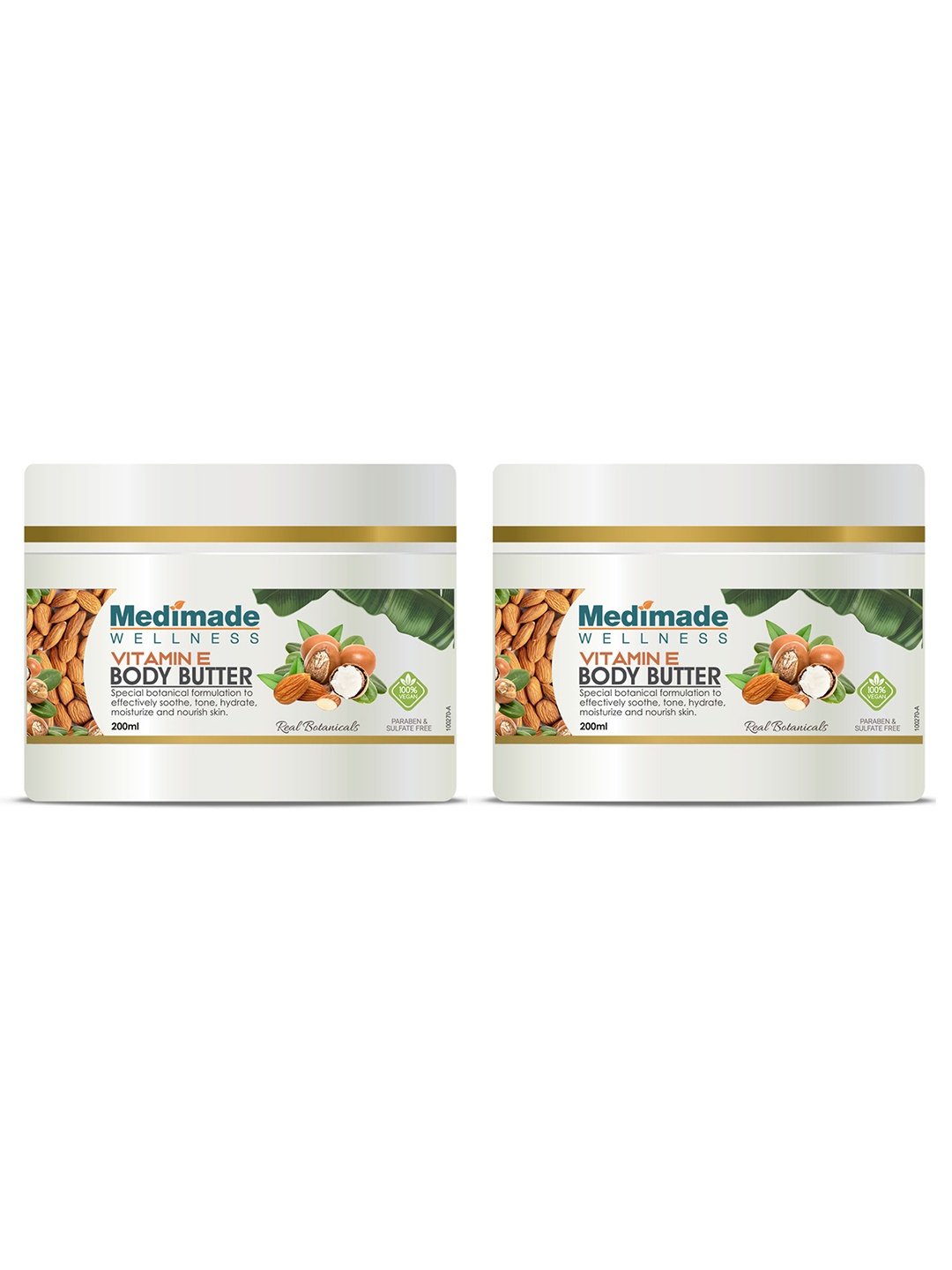 

Medimade Peach Set of 2 Vitamin E Body Butter
