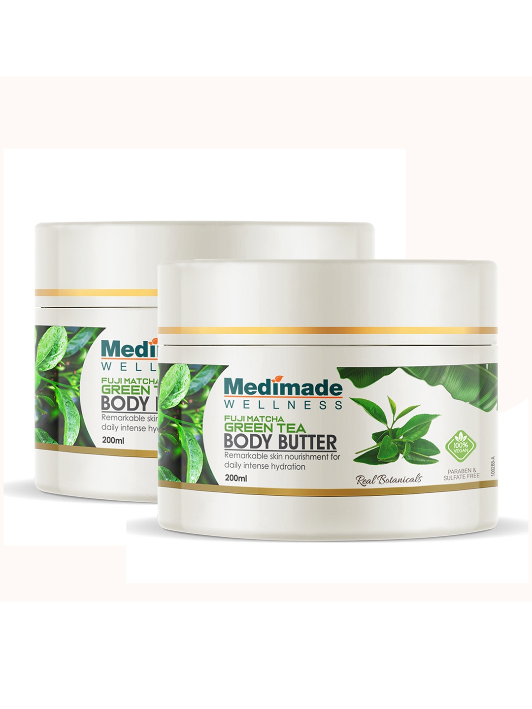

Medimade Pack of 2 Fuji Match Green Tea Body Butter