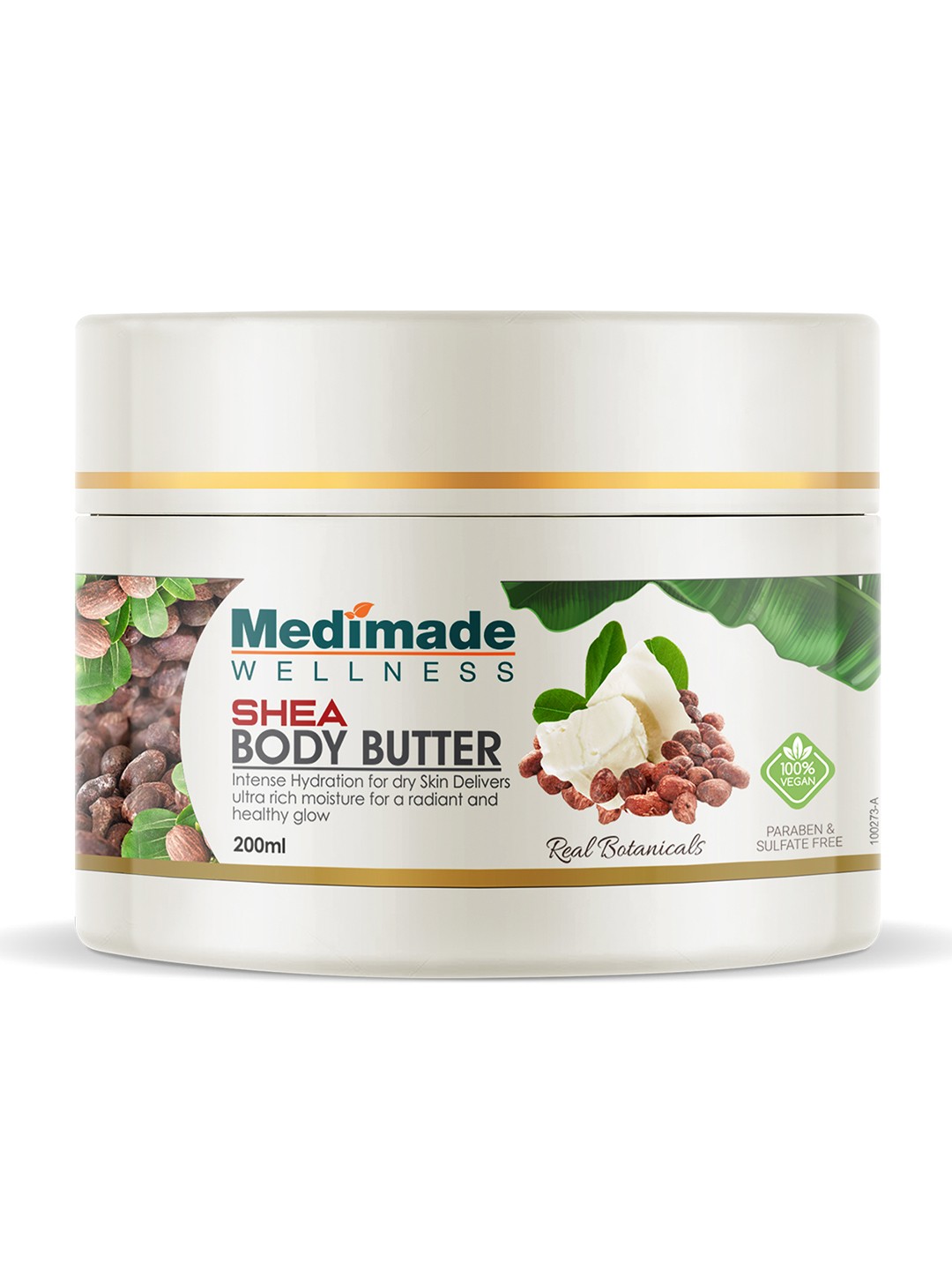 

Medimade Unisex Shea Body Butter - 200 ml, Off white