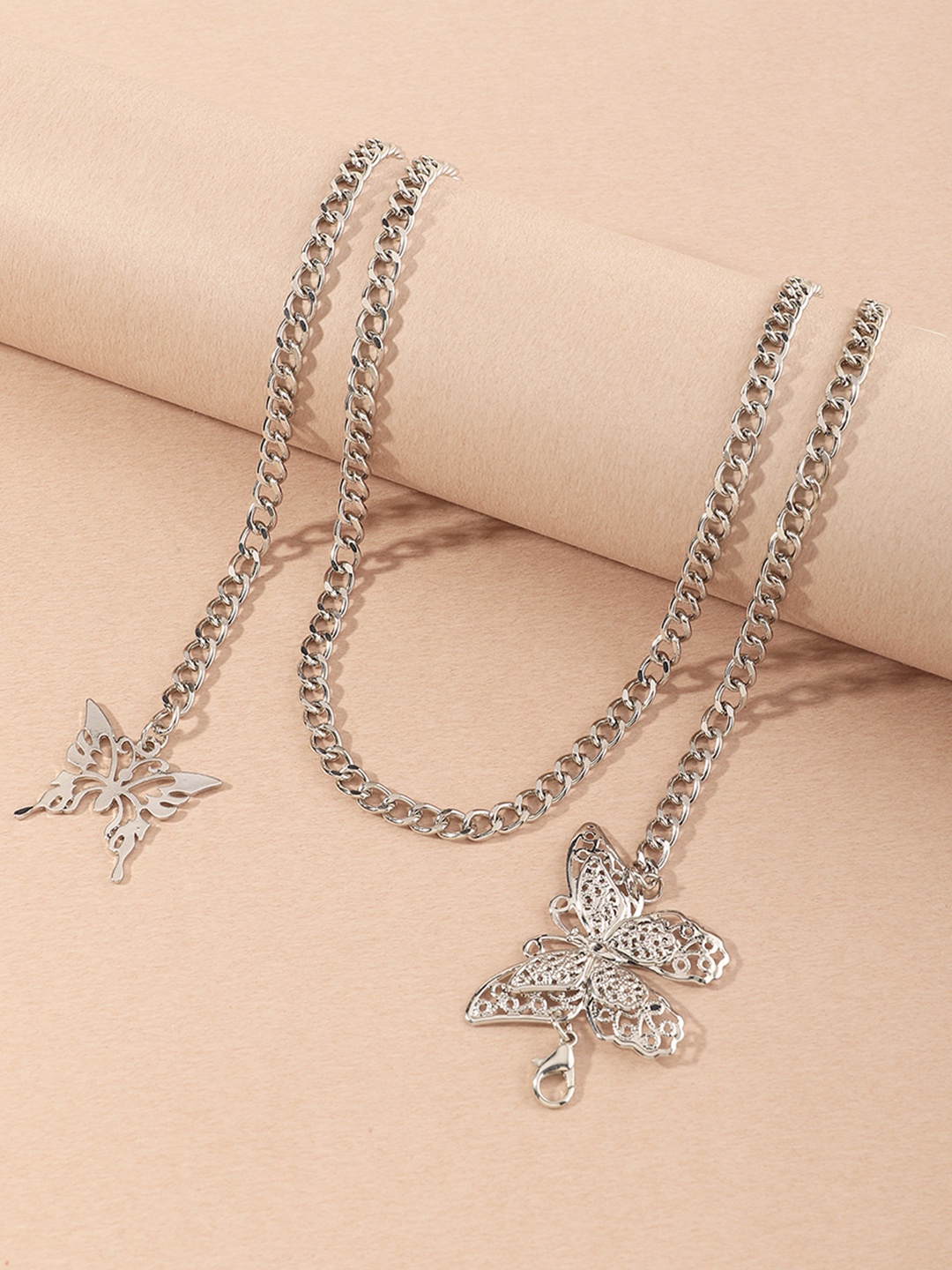 

URBANIC Silver-Toned Waist Chain
