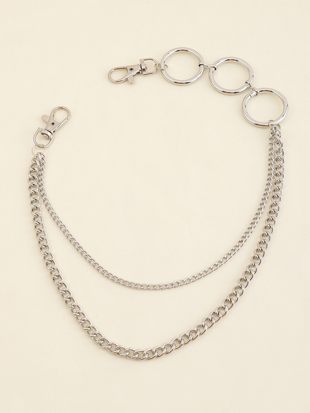 

URBANIC Silver-Toned Layered Body Chain