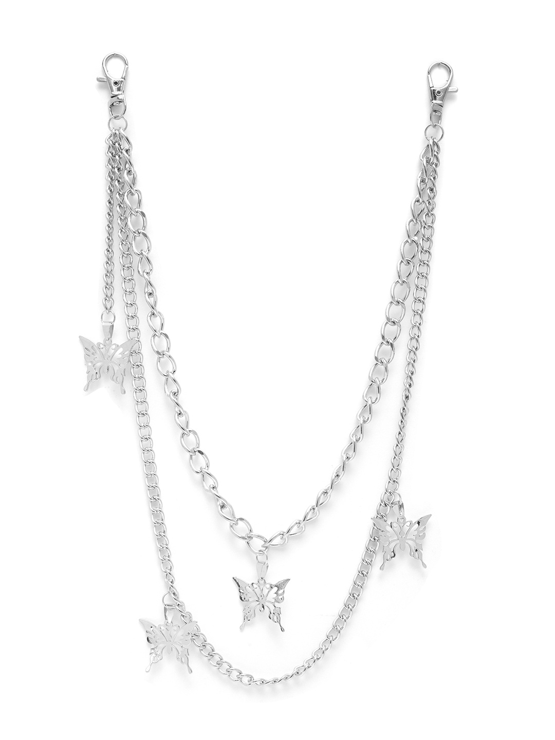 

URBANIC Women Silver-Toned Layered Body Chain