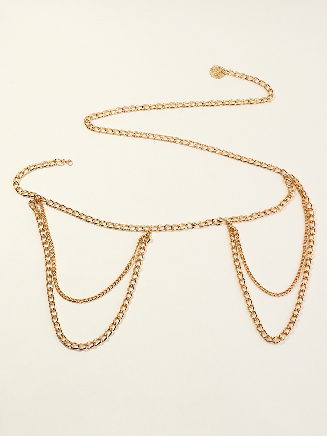 

URBANIC Gold-Toned Layered Body Chain