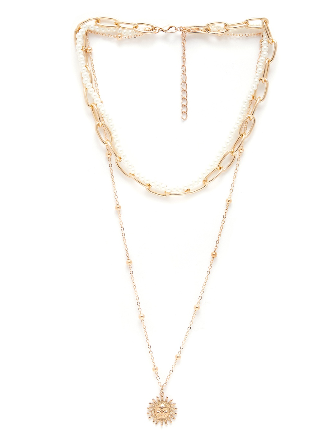 

URBANIC Gold-Toned Layered Necklace