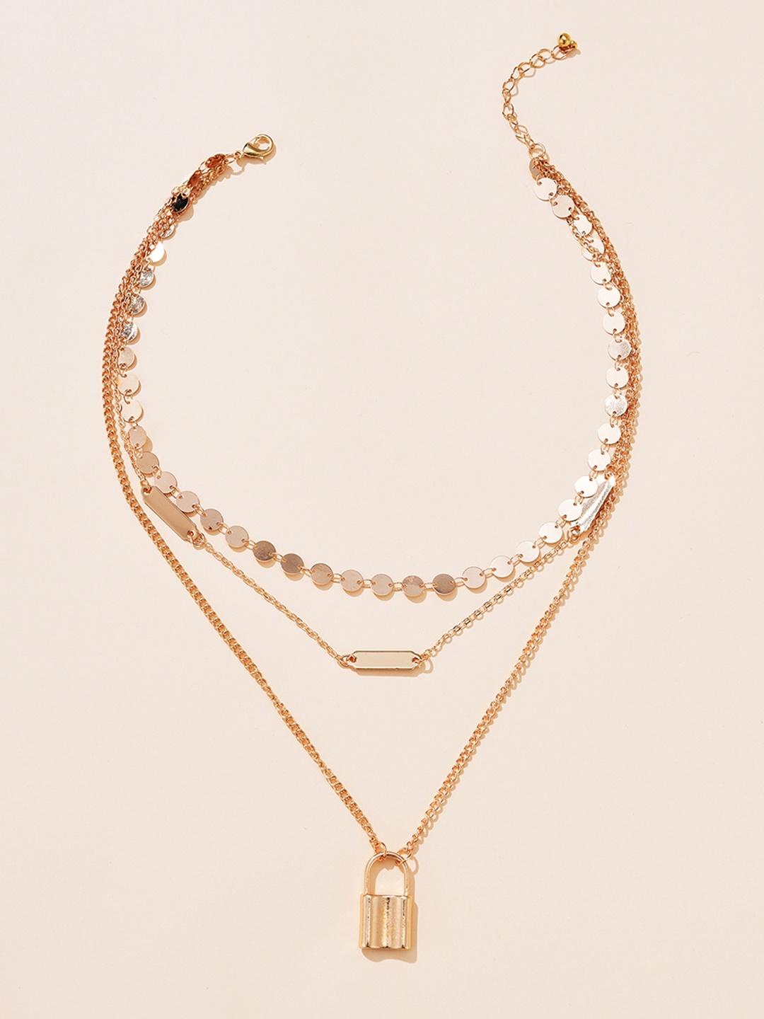 URBANIC Gold-Toned Layered Necklace