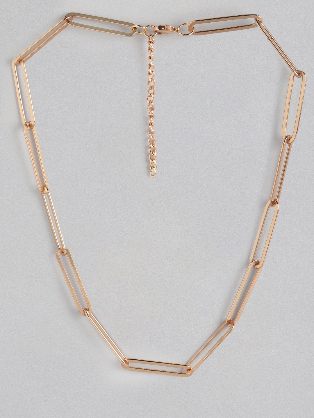 

DressBerry Rose Gold-Toned Link Necklace