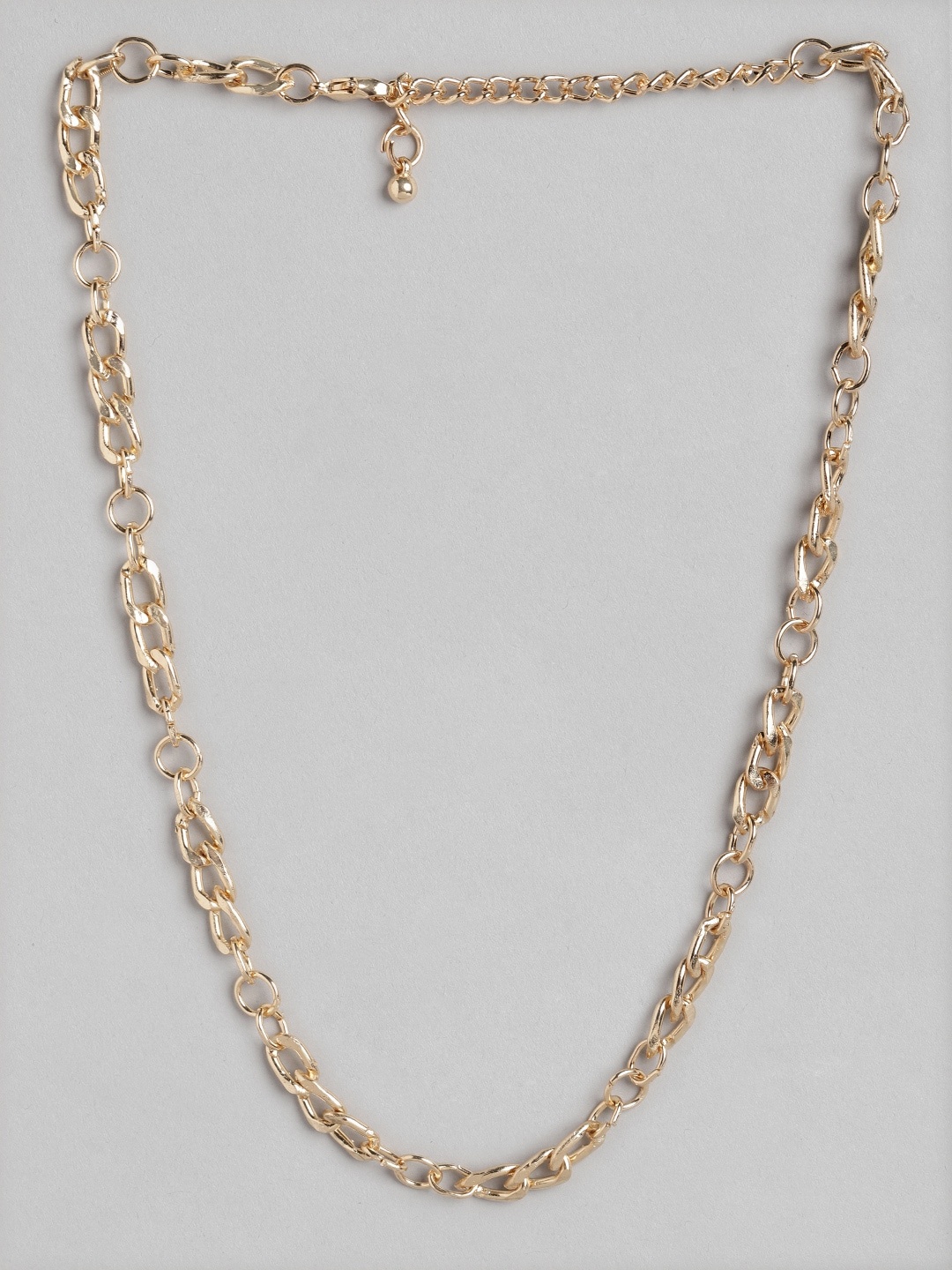 

DressBerry Gold-Toned Handcrafted Link Necklace