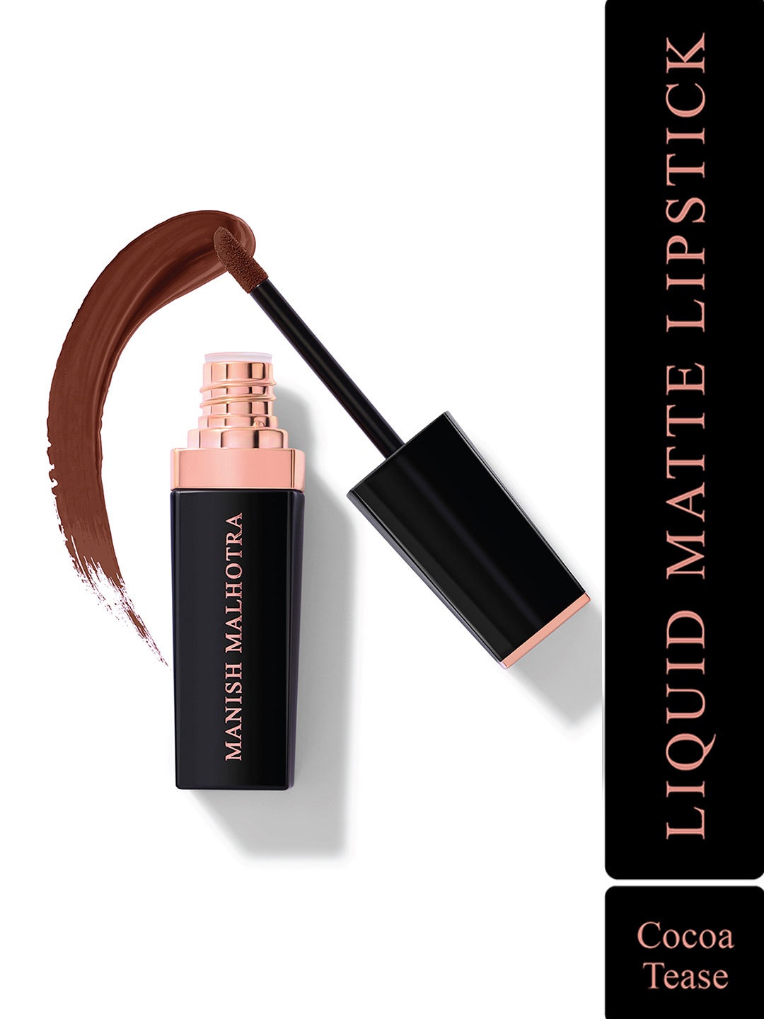 

MyGlamm Manish Malhotra Beauty Liquid Matte Lipstick-Cocoa Tease-7g, Coffee brown