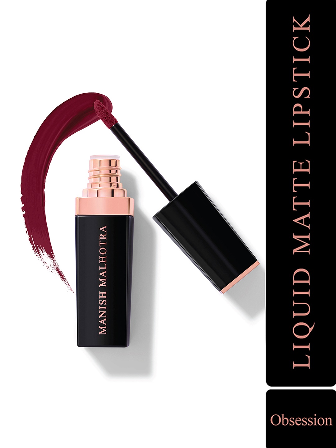 

Manish Malhotra Beauty By MyGlamm Liquid Matte Lipstick - Obsession, Burgundy