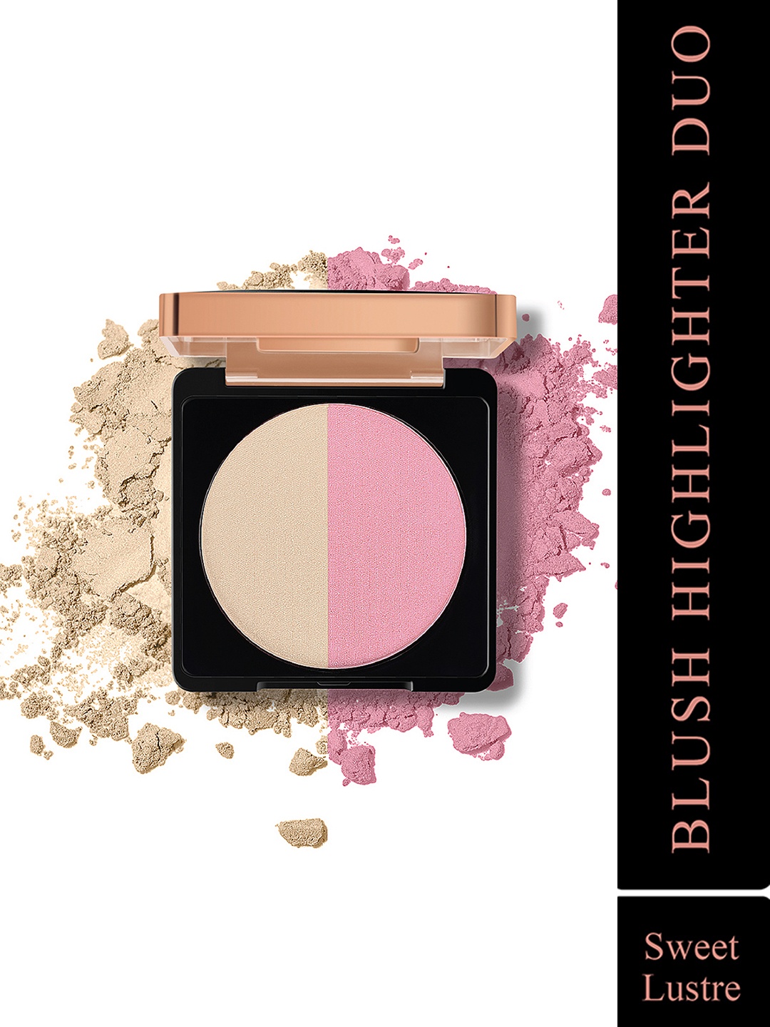 

MyGlamm Manish Malhotra Beauty Blush Highlighter Duo - Sweet Lustre, Gold