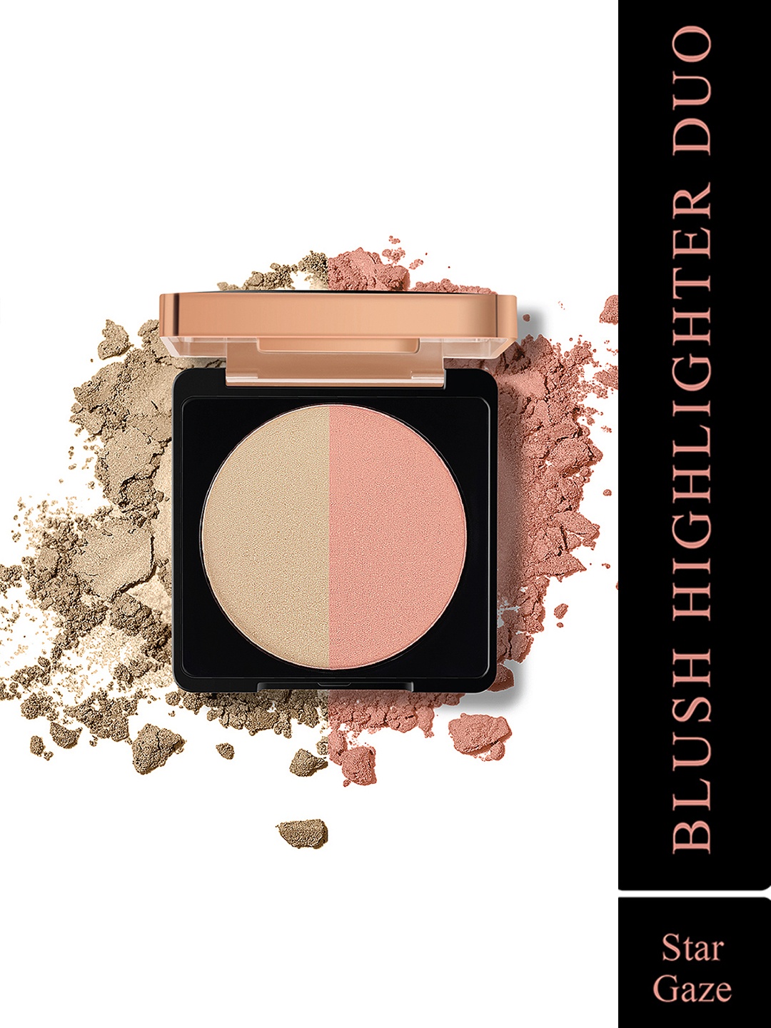 

MyGlamm Manish Malhotra Beauty Blush Highlighter Duo - Star Gaze, Pink