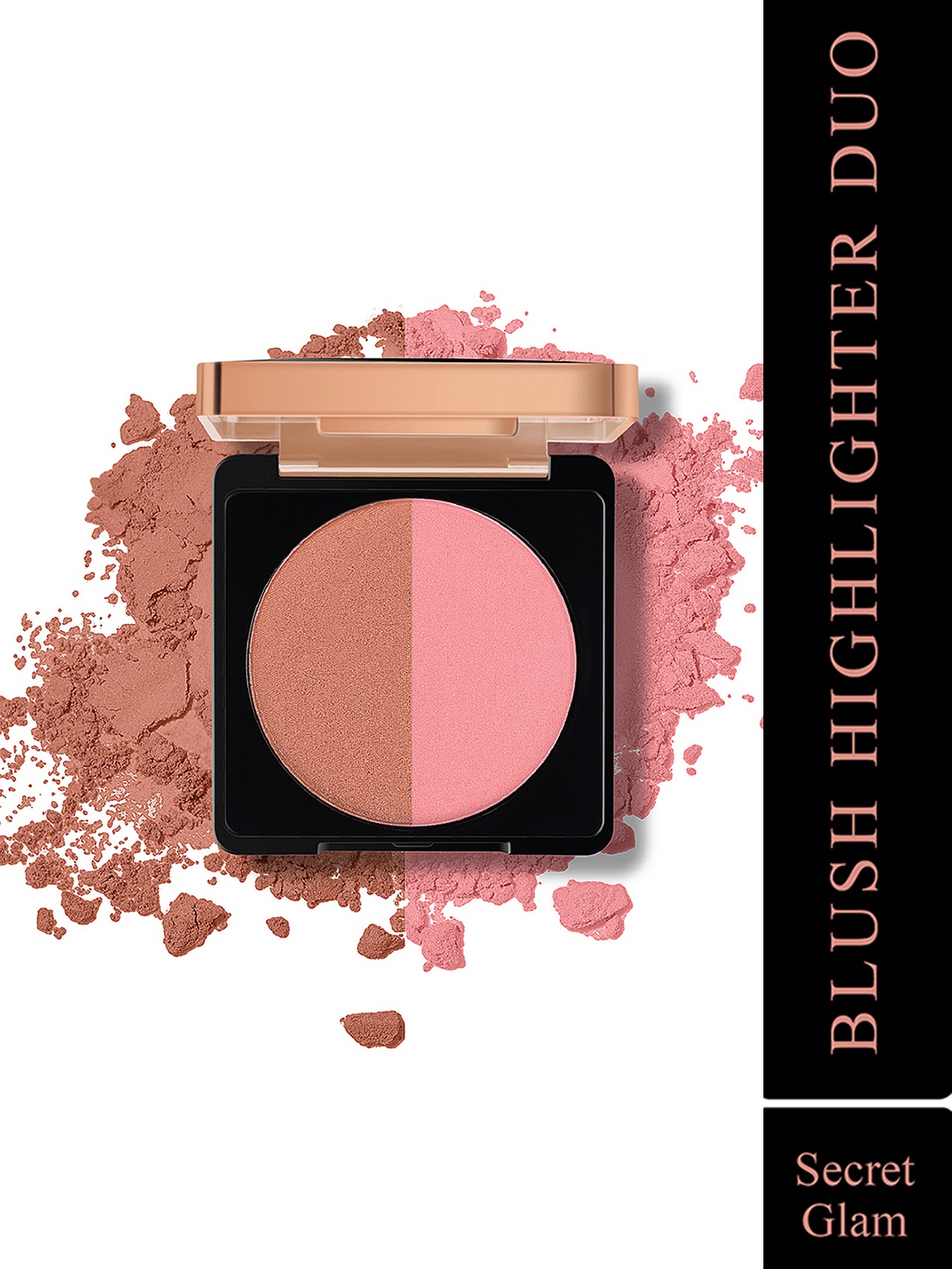 

MyGlamm Manish Malhotra Beauty Blush Highlighter Duo - Secret Glam, Pink