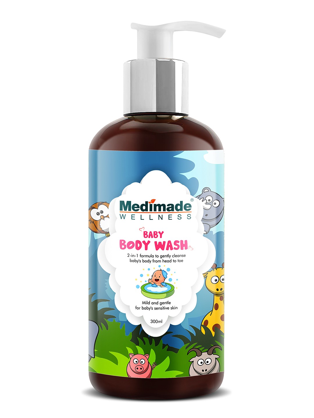 

Medimade Baby Body Wash - 300 ml, Brown
