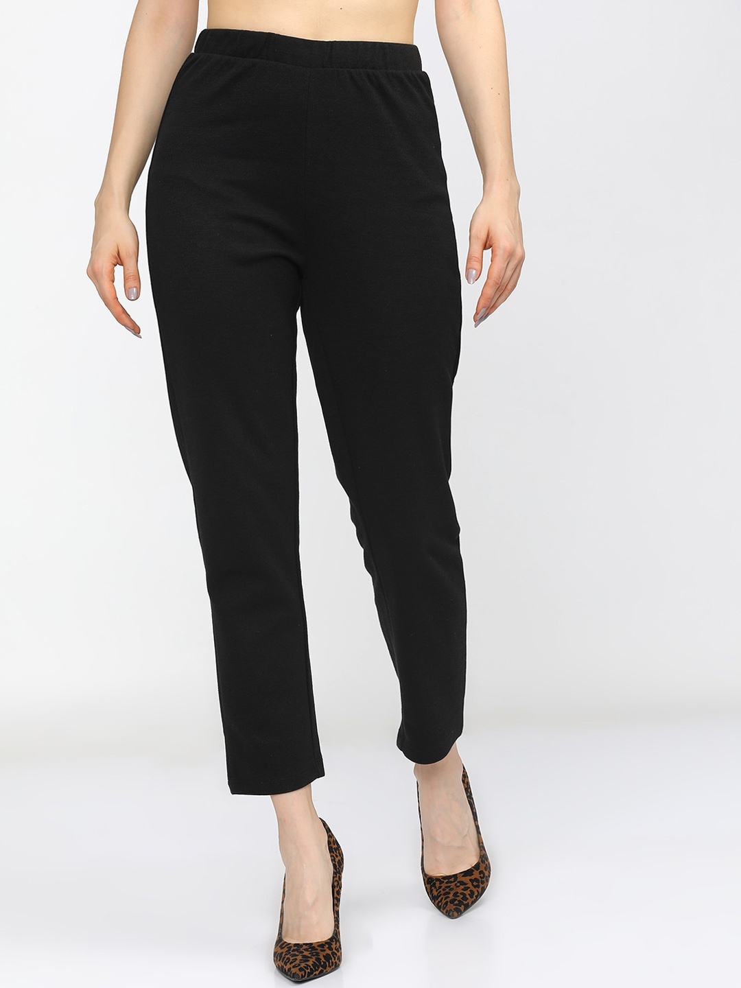

Vishudh Women Black Trousers