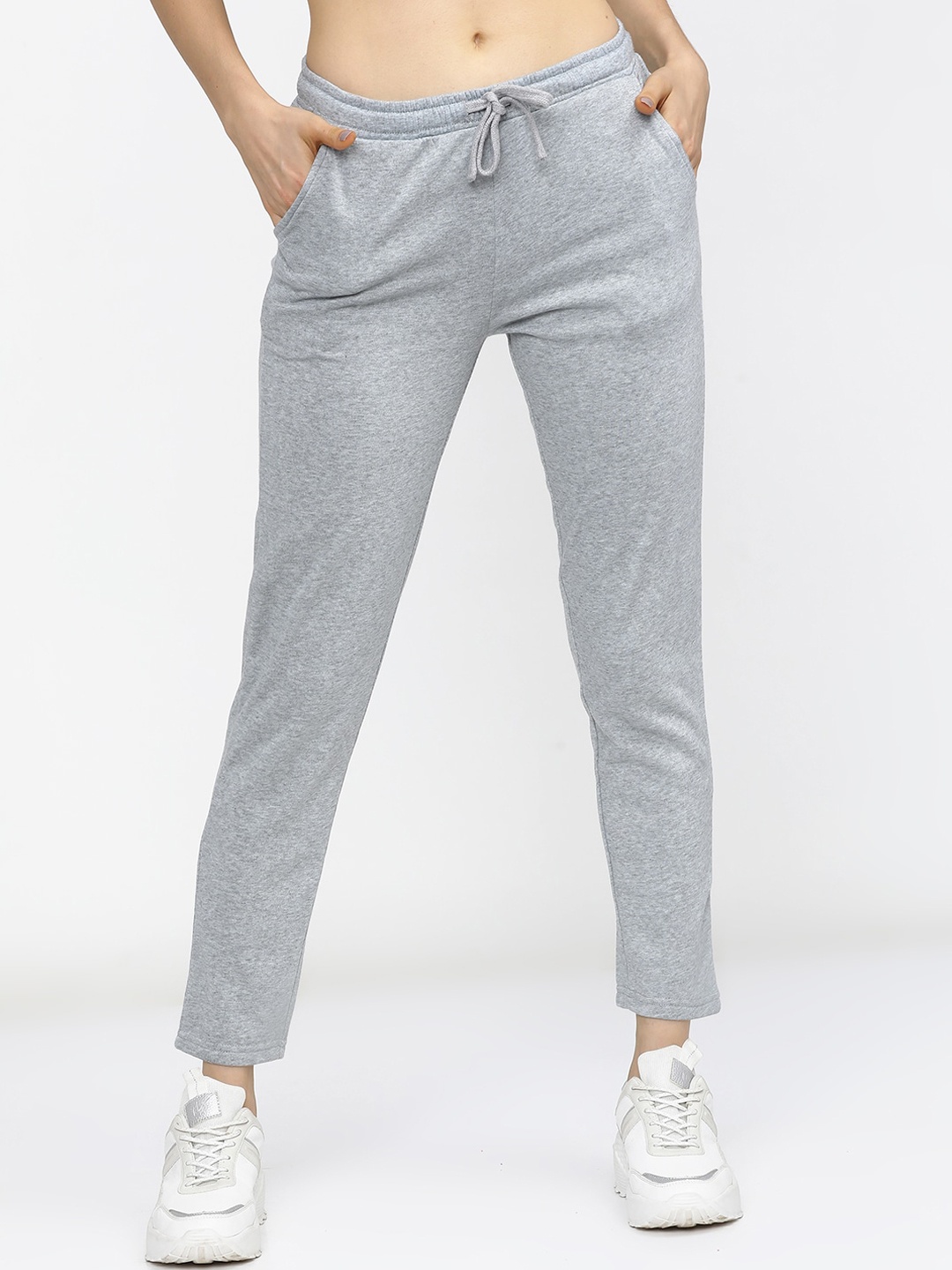 

Tokyo Talkies Women Grey Slim Fit Track Pants