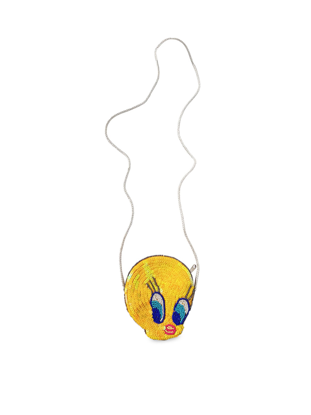 

IMARS Women Yellow Embellished Sling Bag