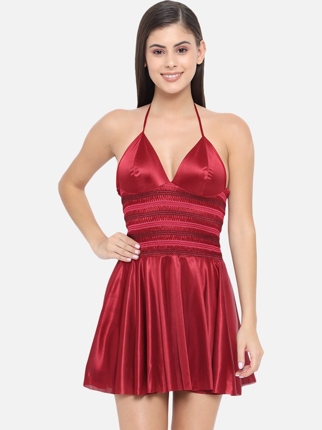 

Klamotten Maroon Baby Doll