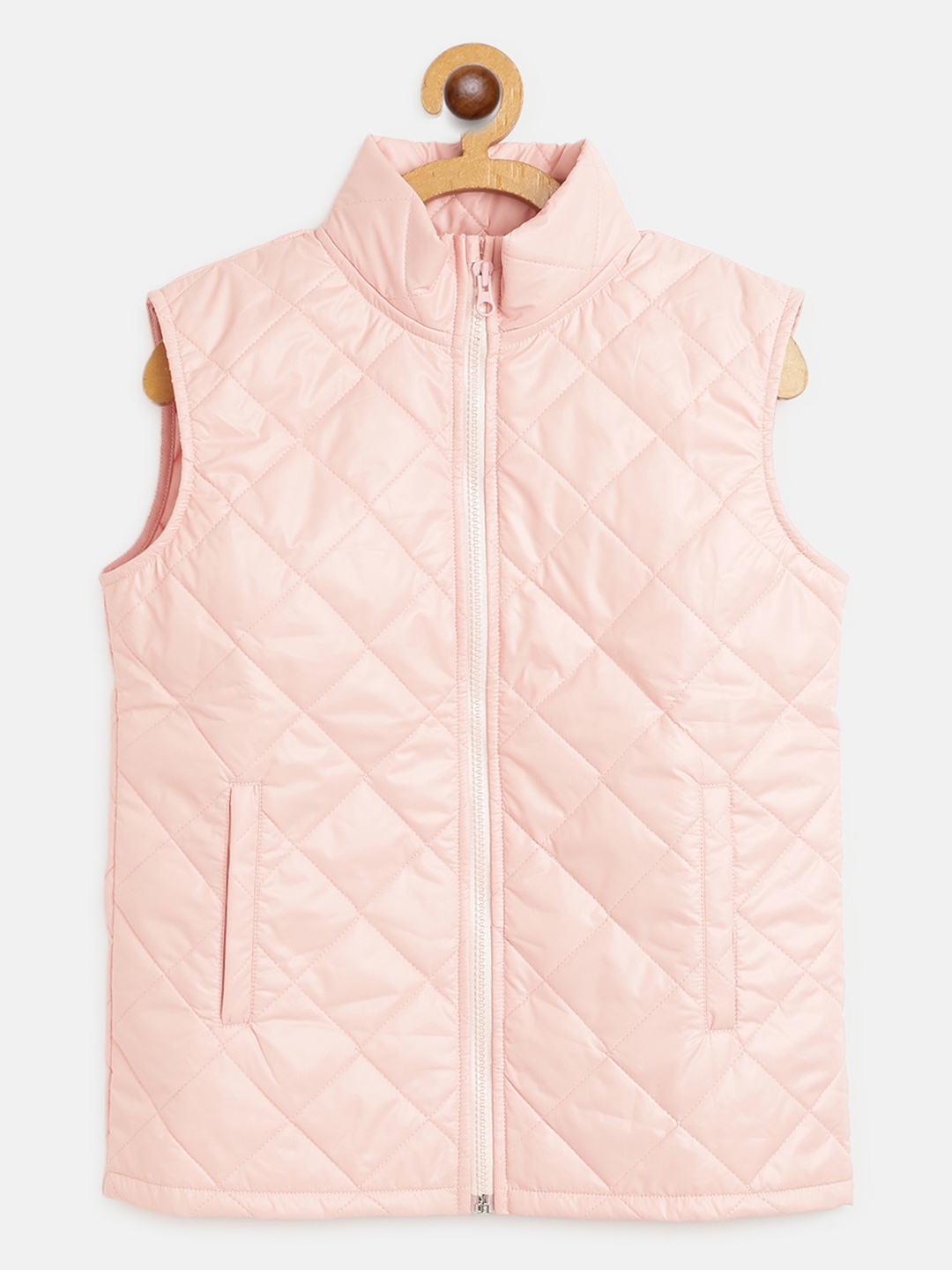 

Noh Voh - SASSAFRAS Kids Girls Pink Quilted Jacket