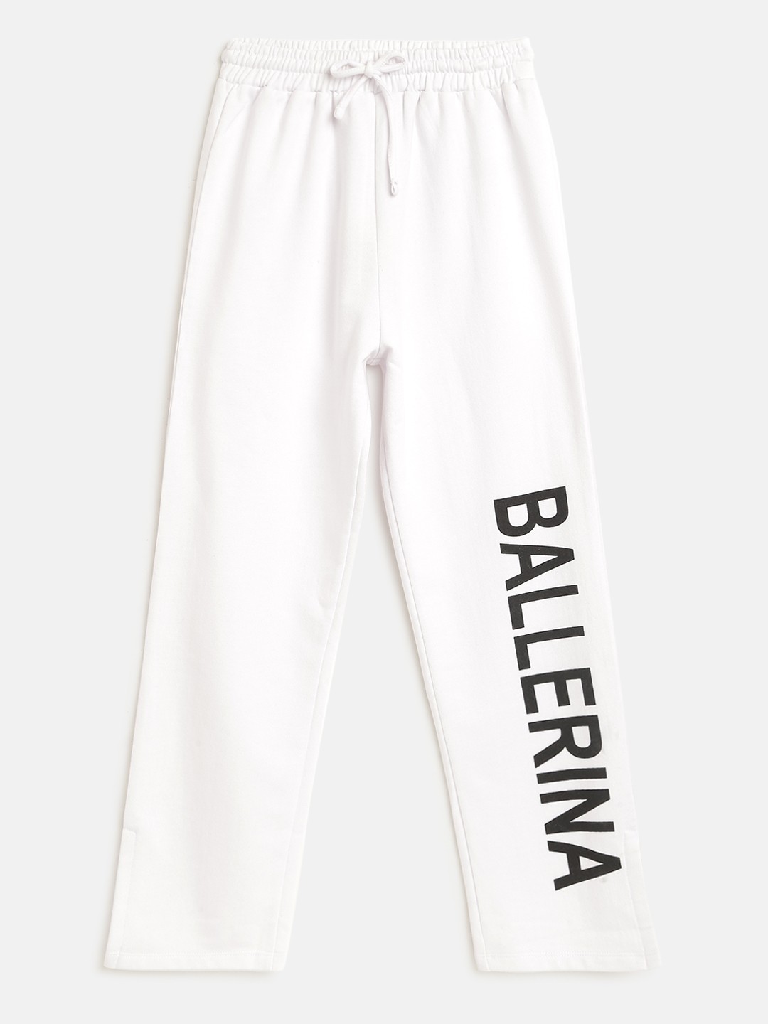 

NEW SEASON Noh.Voh - SASSAFRAS Kids Girls White Ballerina Printed Track Pants