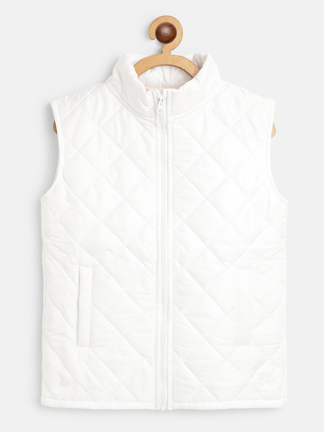 

Noh Voh - SASSAFRAS Kids Girls White Quilted Jacket