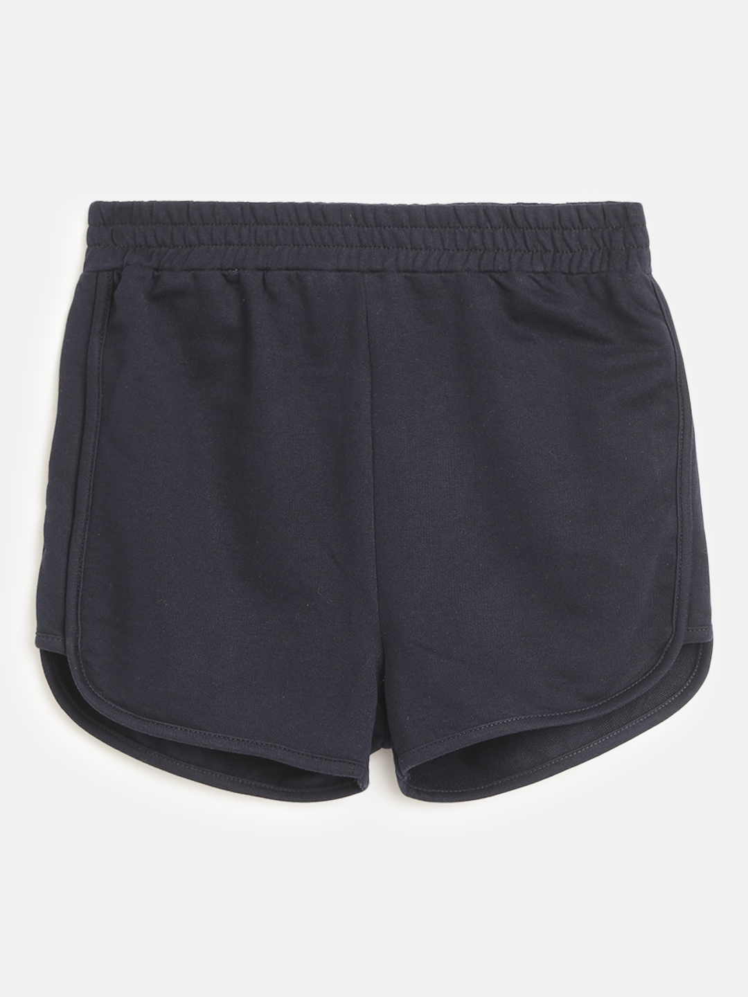 

Noh Voh - SASSAFRAS Kids Girls Navy Blue Solid Shorts