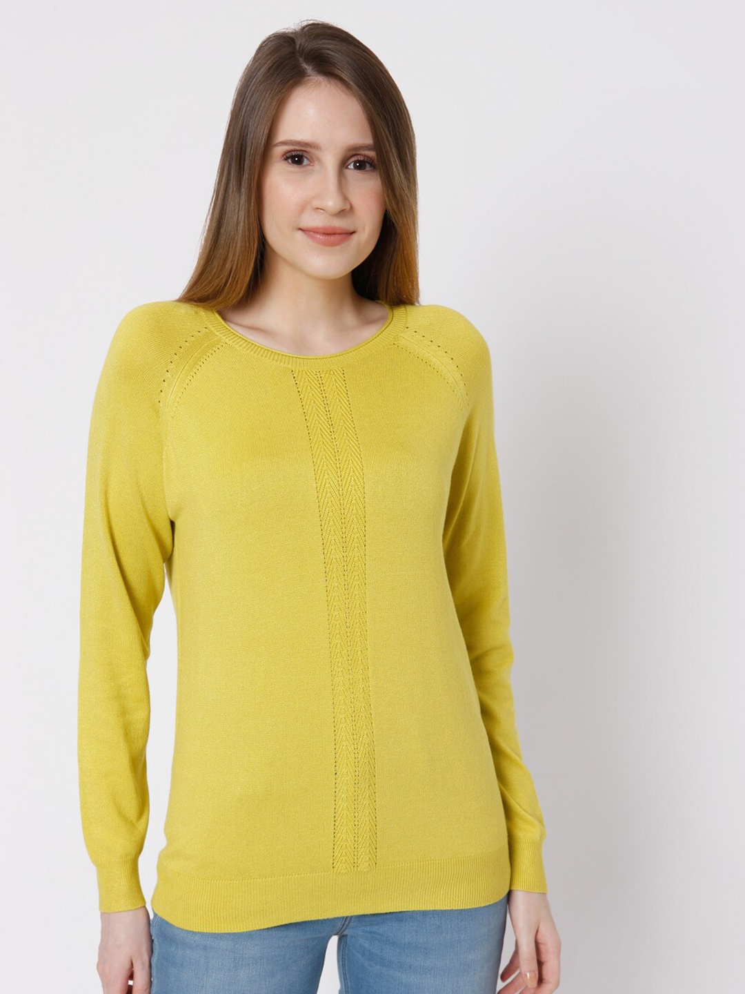 

Vero Moda Women Yellow Pullover