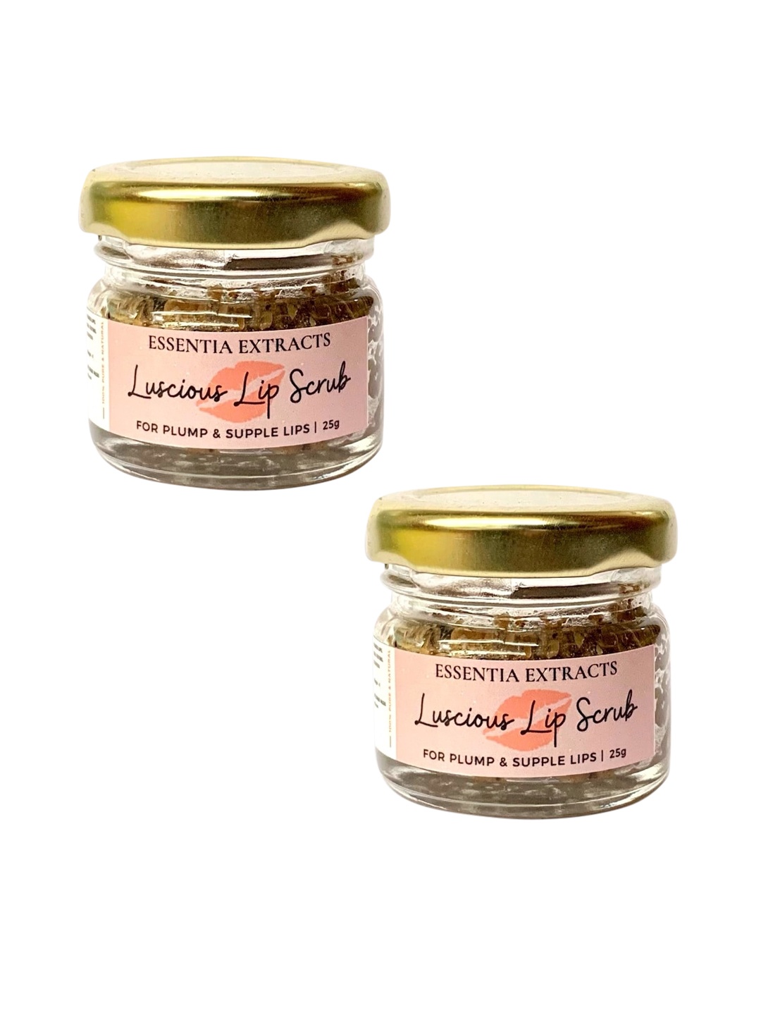 

ESSENTIA EXTRACTS Luscious Lips Scrub Combo 50 gm, Brown