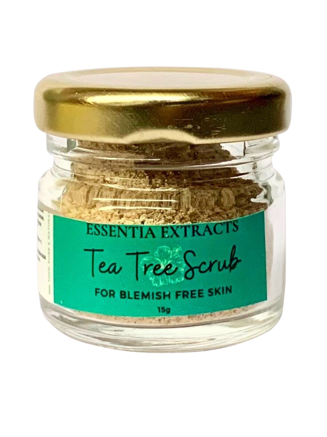 

ESSENTIA EXTRACTS Tea Tree Face & Body Exfoliating Scrub - 15 g, Brown