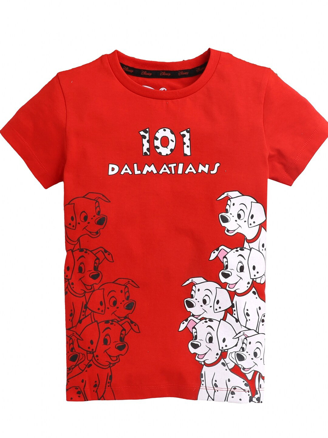 

KINSEY Girls Red Printed Dalmatians Applique T-shirt