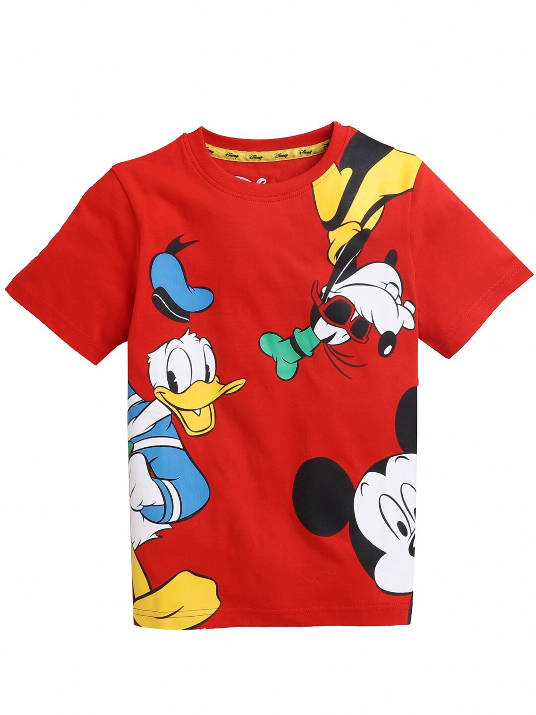 

KINSEY Boys Red Mickey & Friends Printed Bio Finish T-shirt