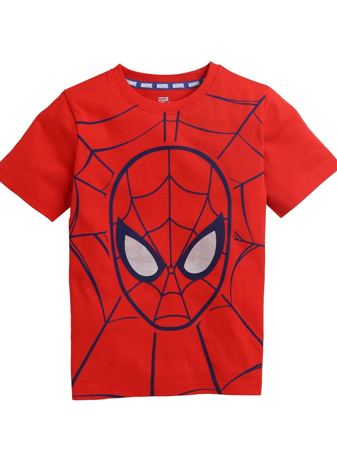 

KINSEY Boys Red Spider-Man Printed Bio Finish T-shirt