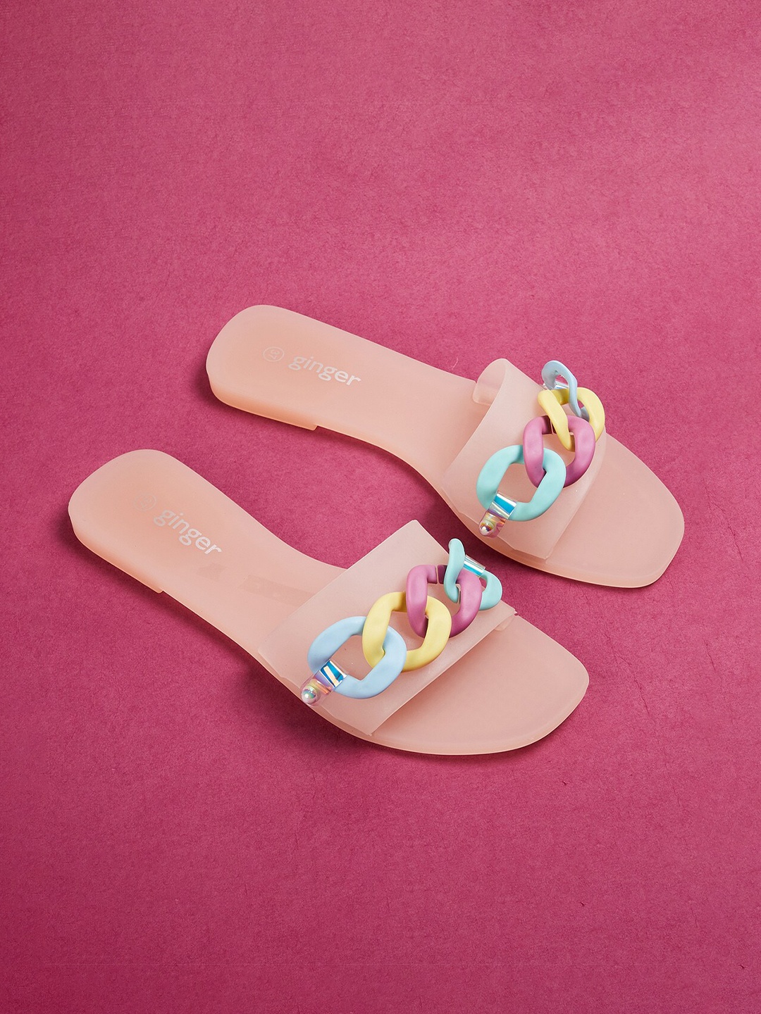 

Ginger by Lifestyle Women Pink & Blue Sliders