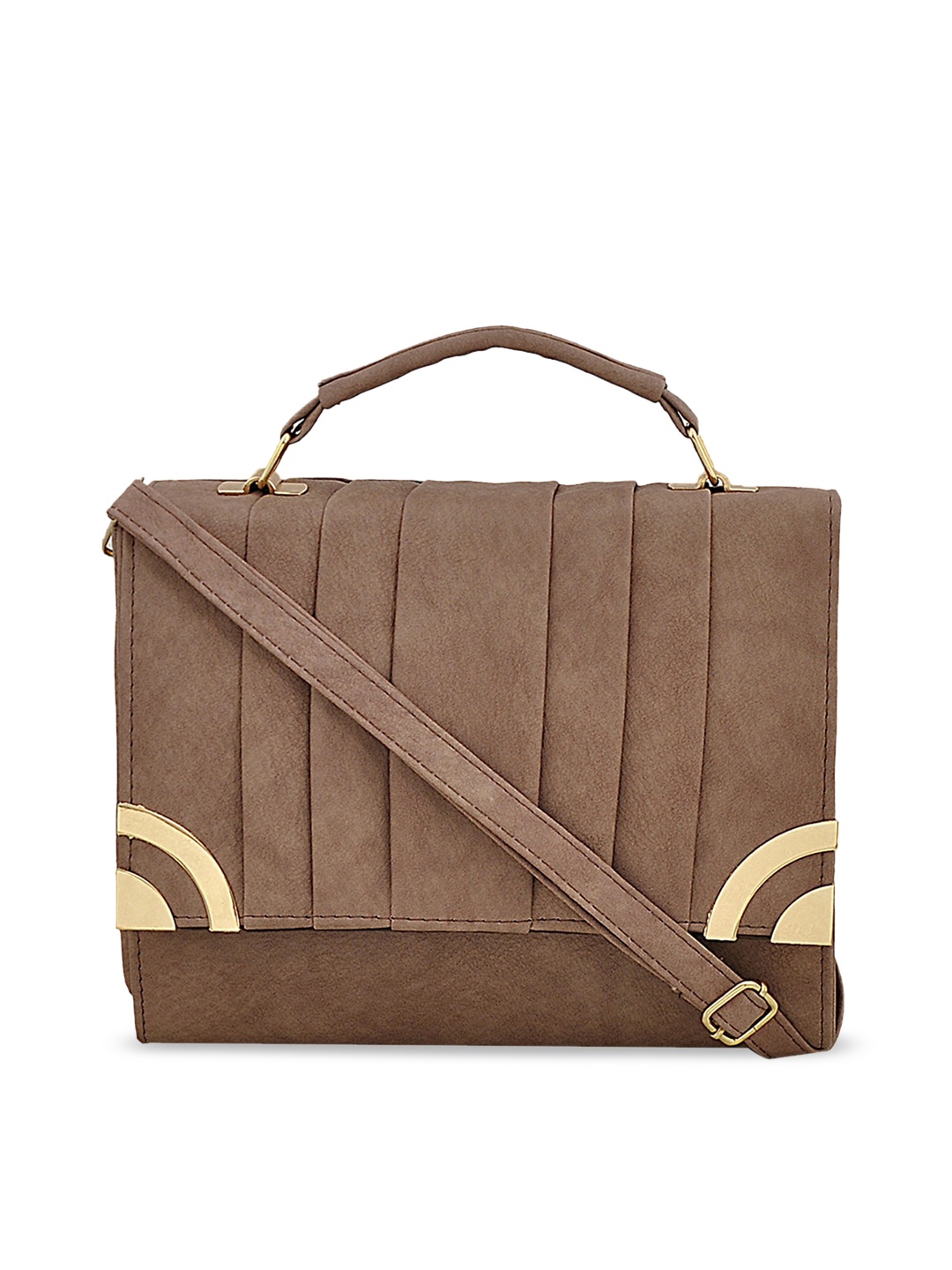 

Pez dorado Brown Structured Satchel