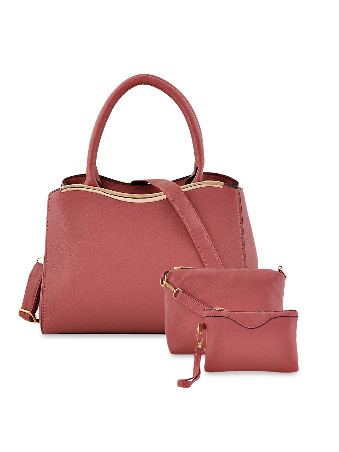 

Pez dorado Purple Structured Handheld Bag
