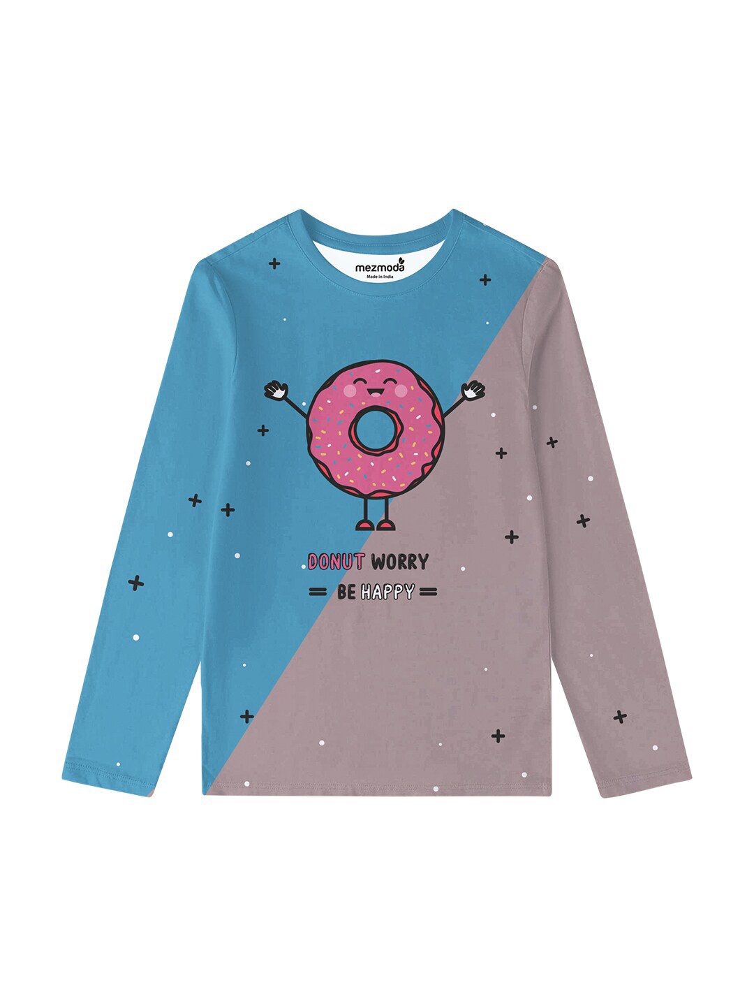 

mezmoda Boys Multicoloured & Taupe Colourblocked T-shirt, Multi
