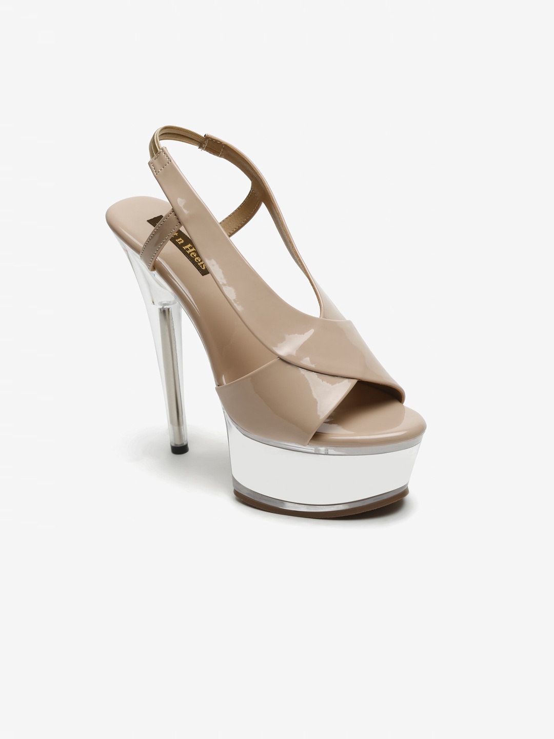 

Flat n Heels Beige Platform Heels