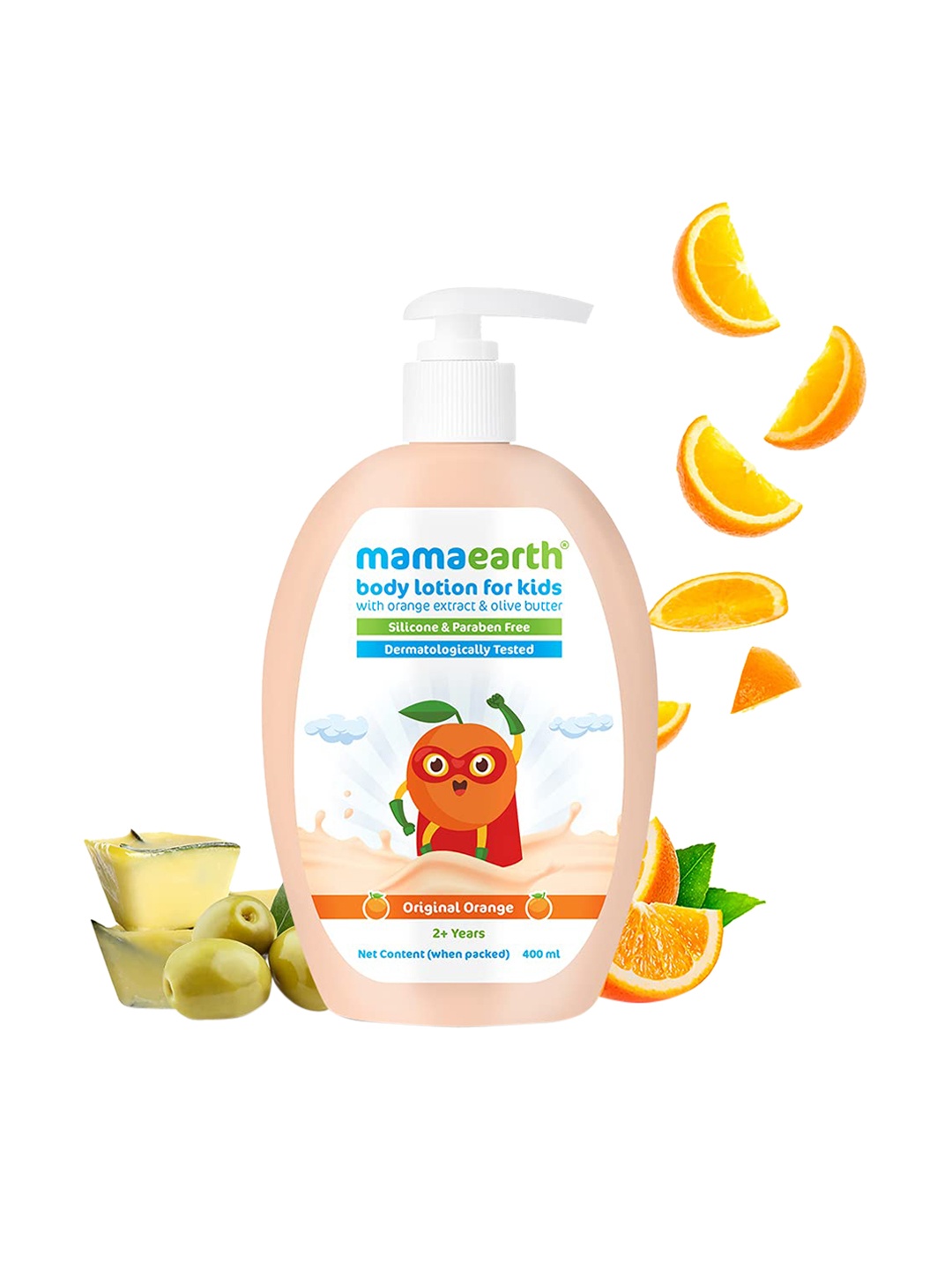 

Mamaearth Orange & Olive Butter Body Lotion-400 ml