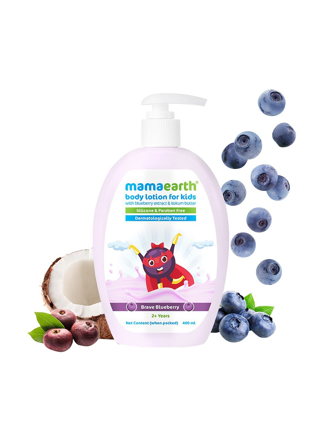 

Mamaearth Kids Body Lotion Blueberry & Kokum Butter 400 ml, Purple