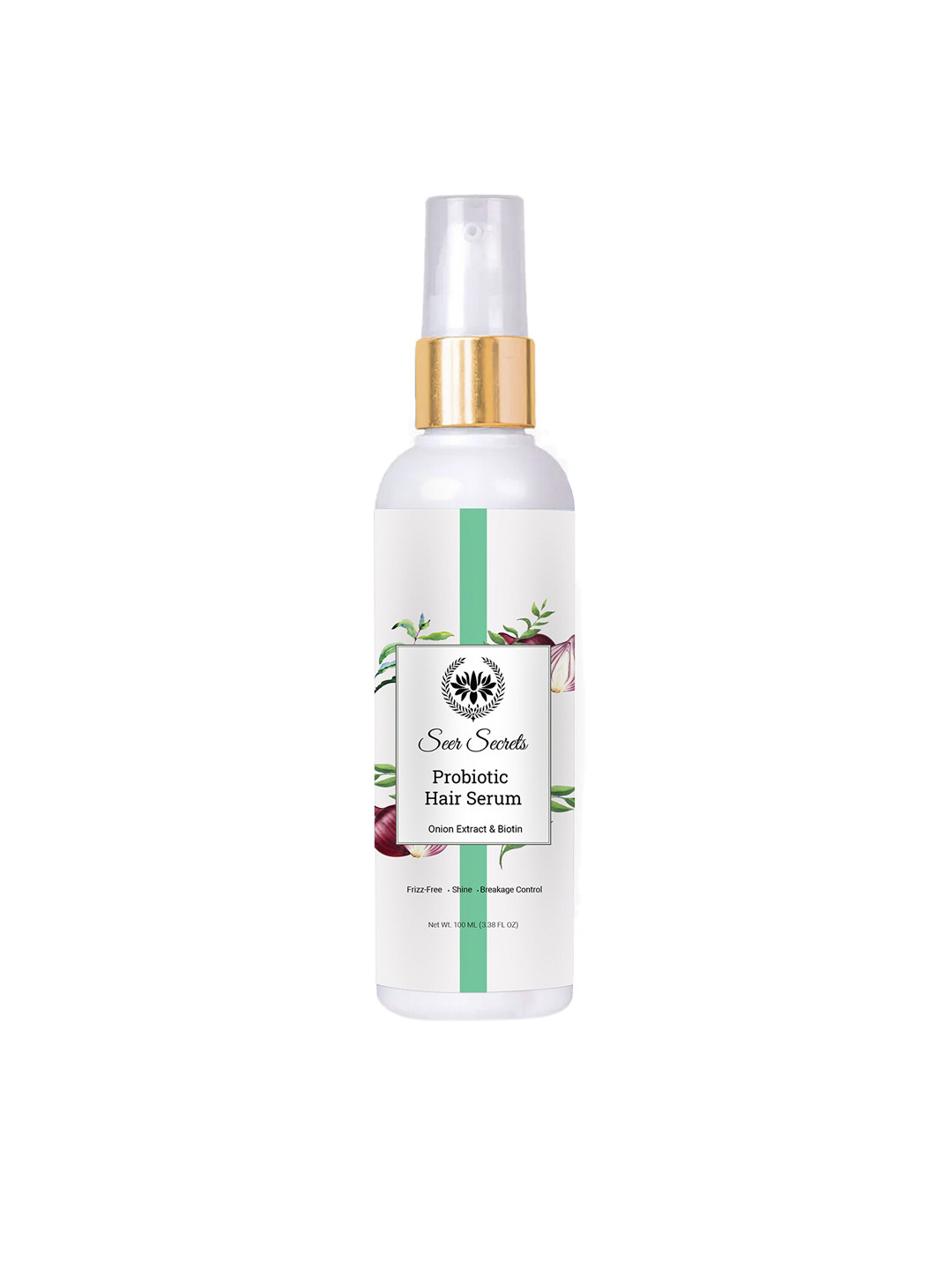

Seer Secrets Probiotic Onion Serum Onion Extract & Biotin - 100 ml, White