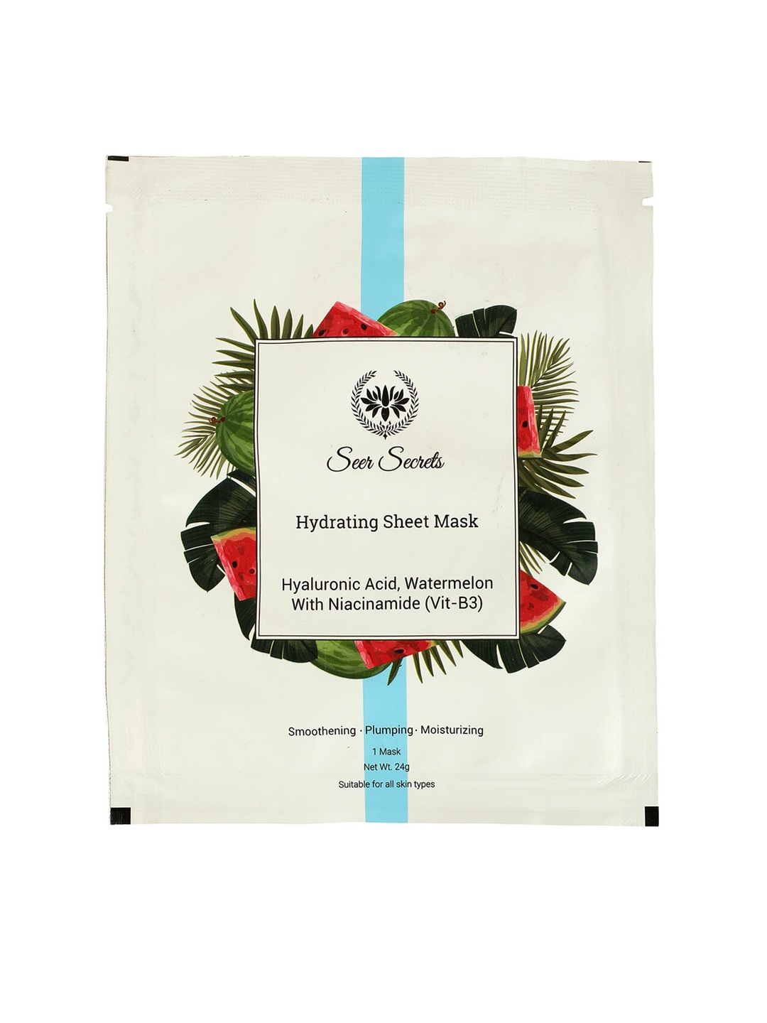 

Seer Secrets Hydrating Sheet Mask For Moisturise & Nourishment 24 gm, White