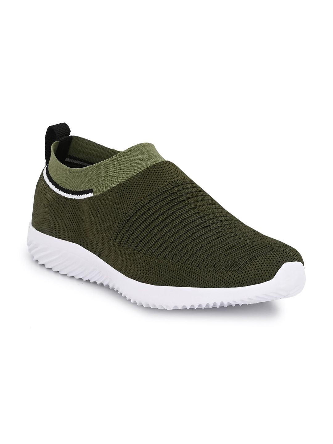 

OFF LIMITS Women Olive Green Textured Mid-Top Walking Shoes