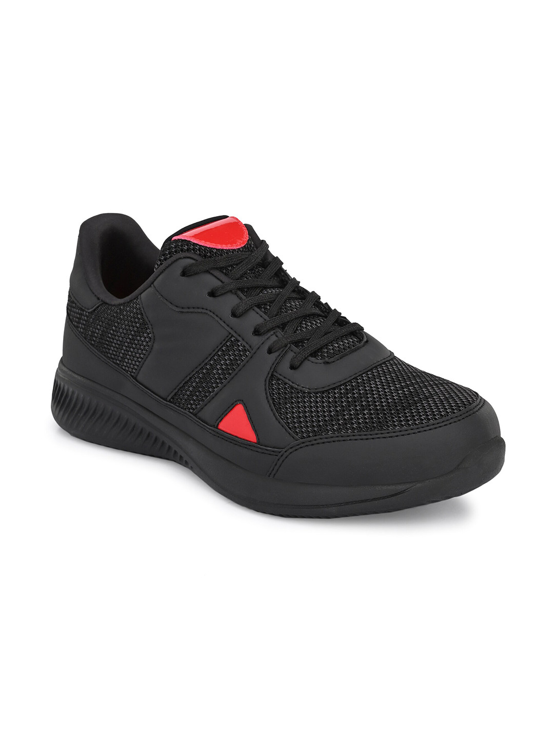 

OFF LIMITS Men Black Mesh Running Non-Marking Shoes