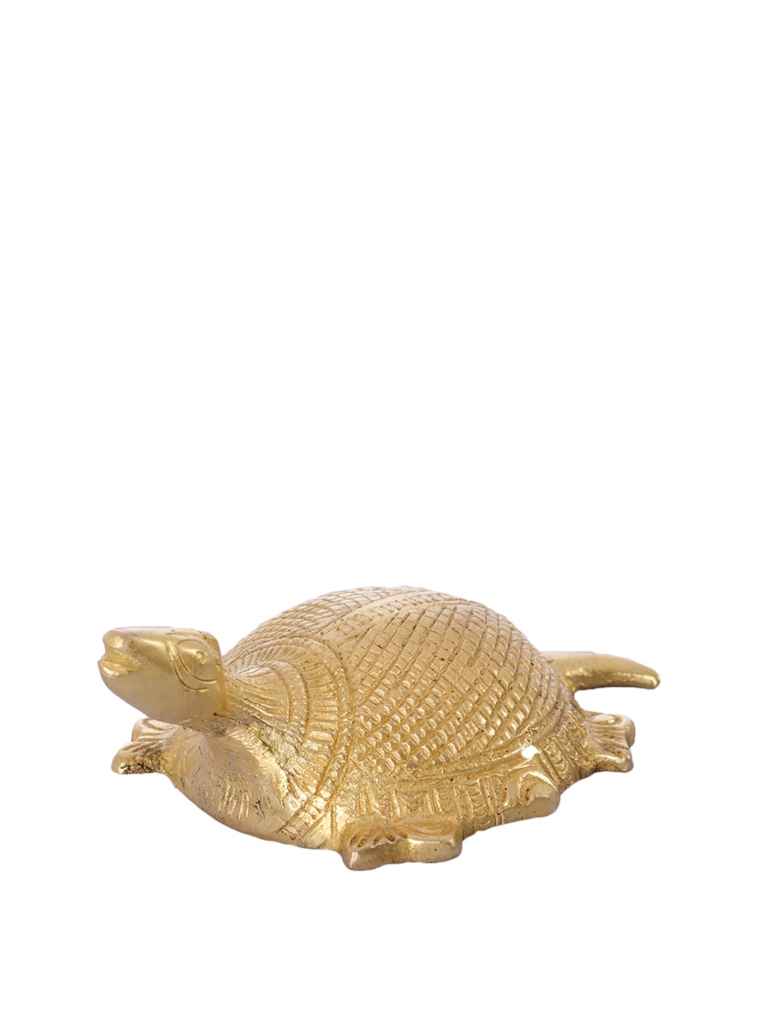 

eCraftIndia Gold-Toned Brass Fend-Shui Tortoise-Shaped Showpiece