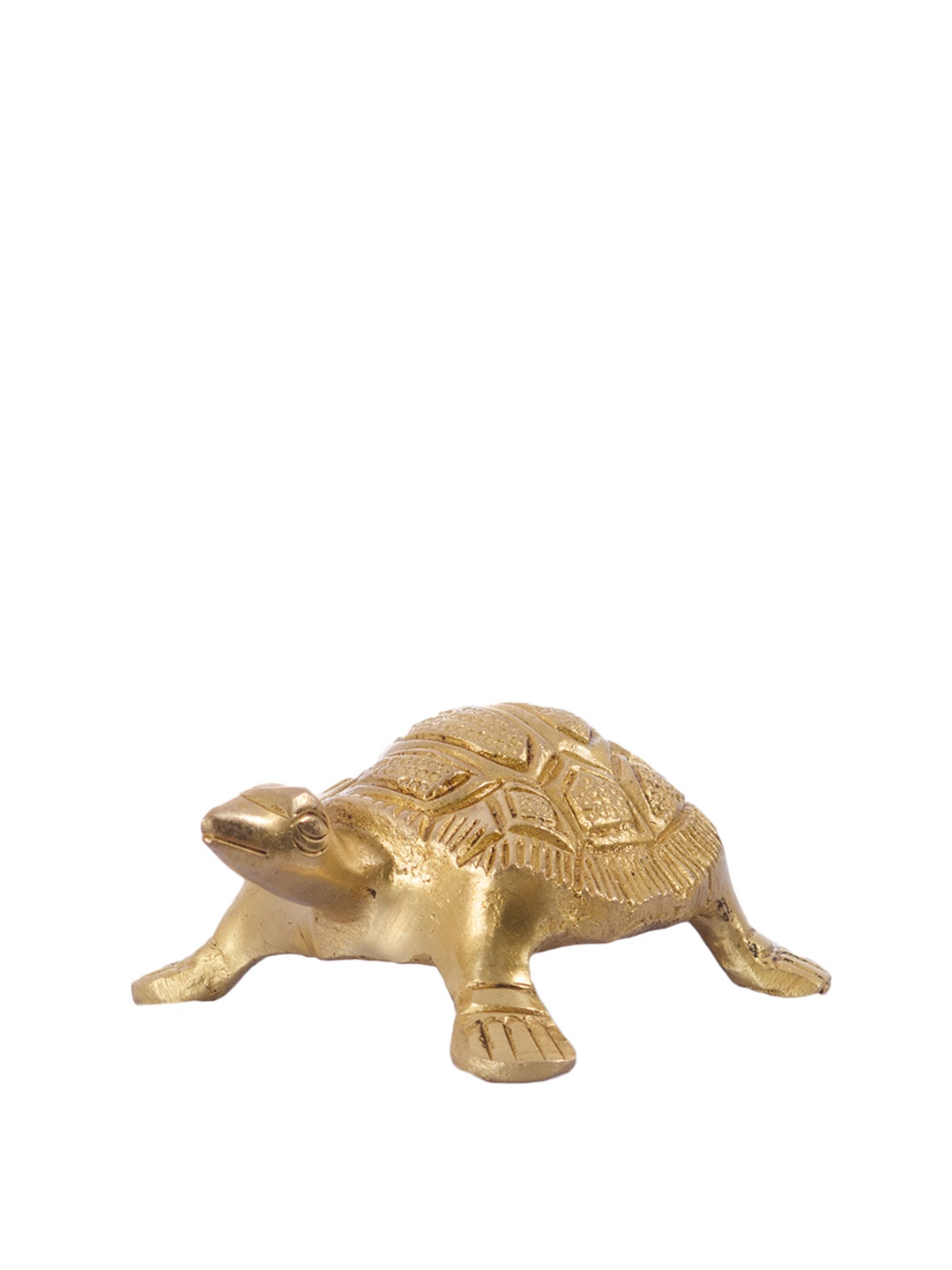 

eCraftIndia Gold-Toned Brass Fend-Shui Tortoise-Shaped Showpiece