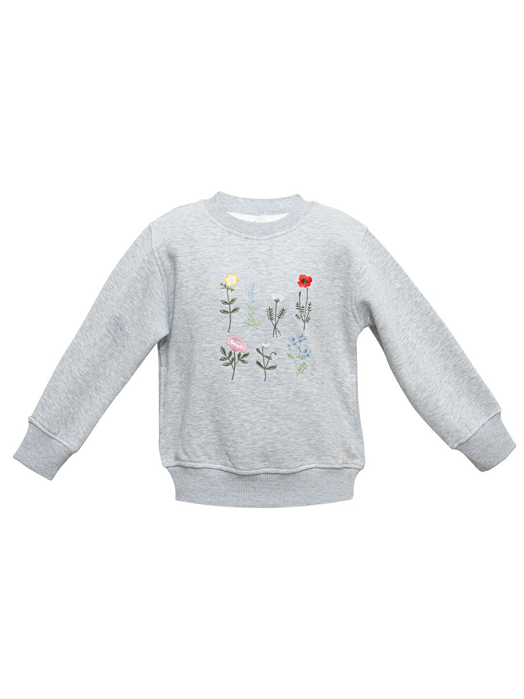 

Daffodils GIRLS WEAR Girls Grey Printed Sweatshirt