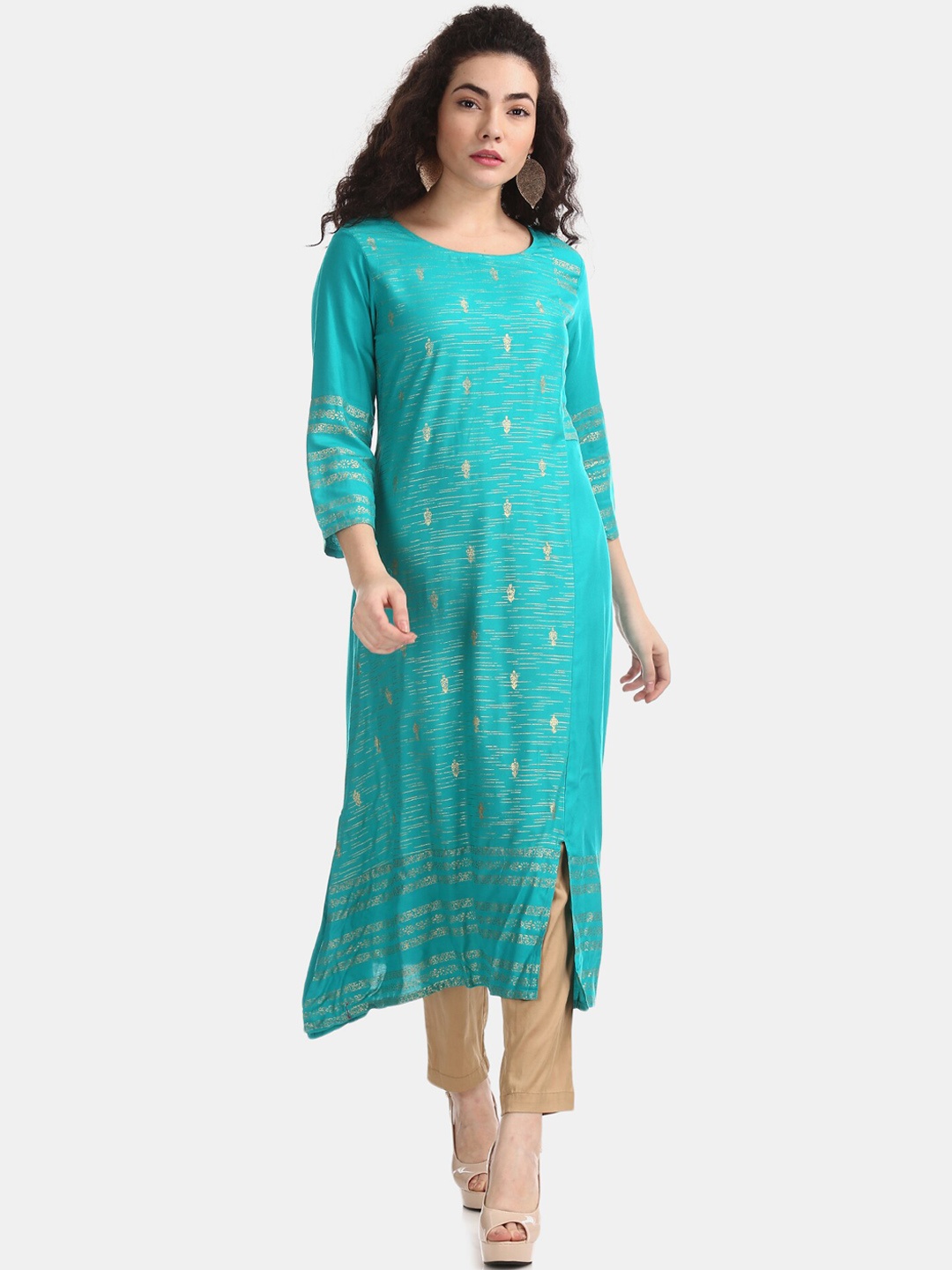 

Anahi Women Green Kurta