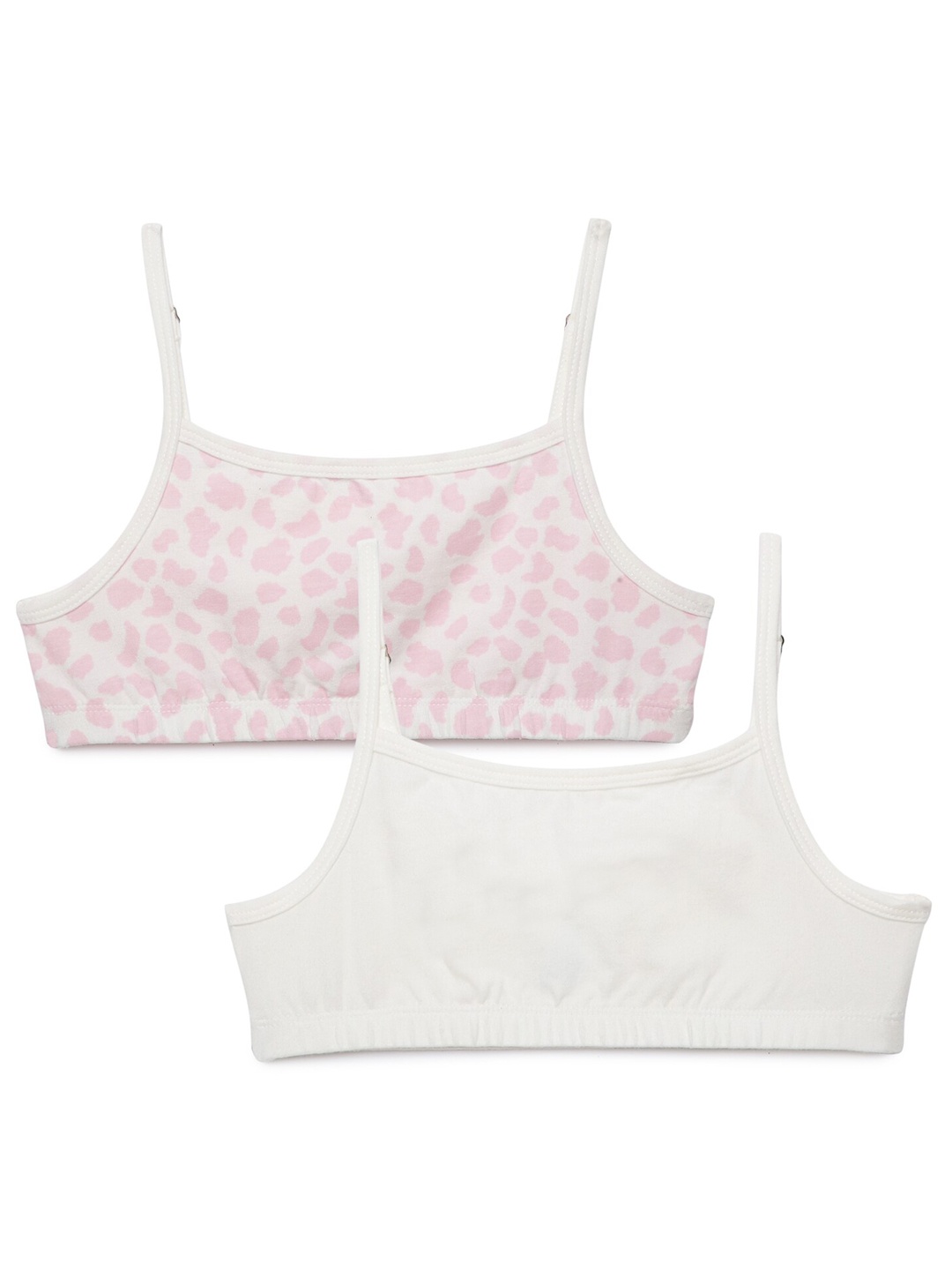 

Charm n Cherish Pack of 2 White & Pink Beginners Bra