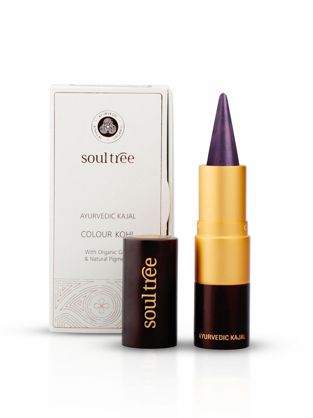 

Soultree Ayurvedic Kajal - Violet Bainganee - 3gm
